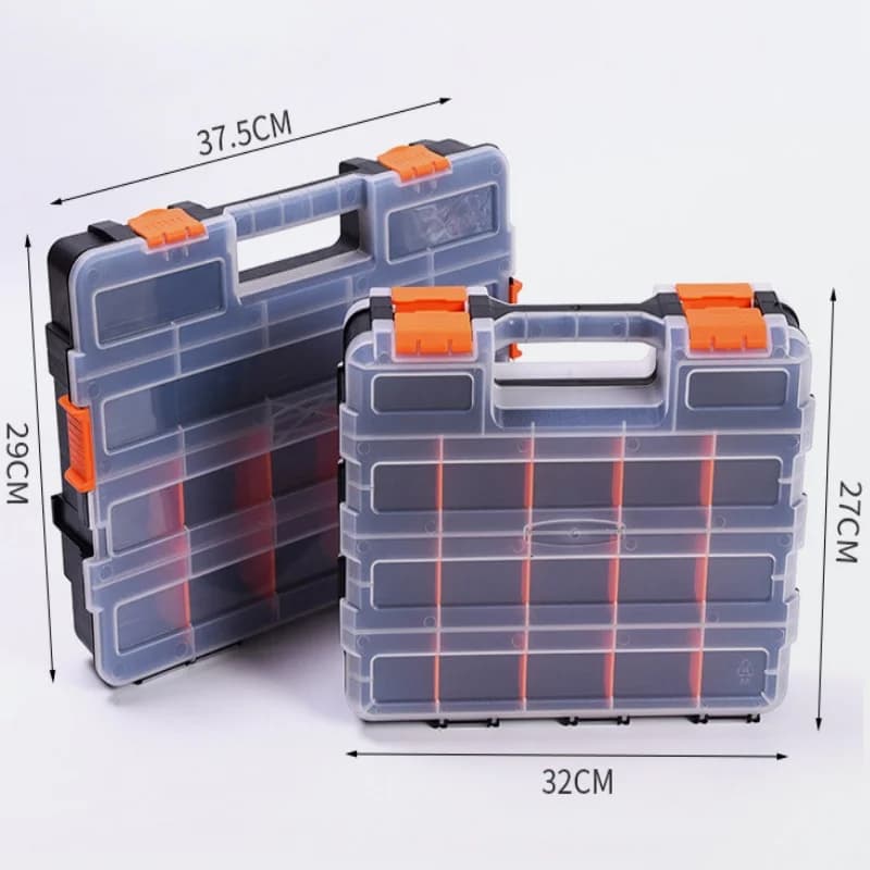 Dvoustranný plastový úložný box na hardware