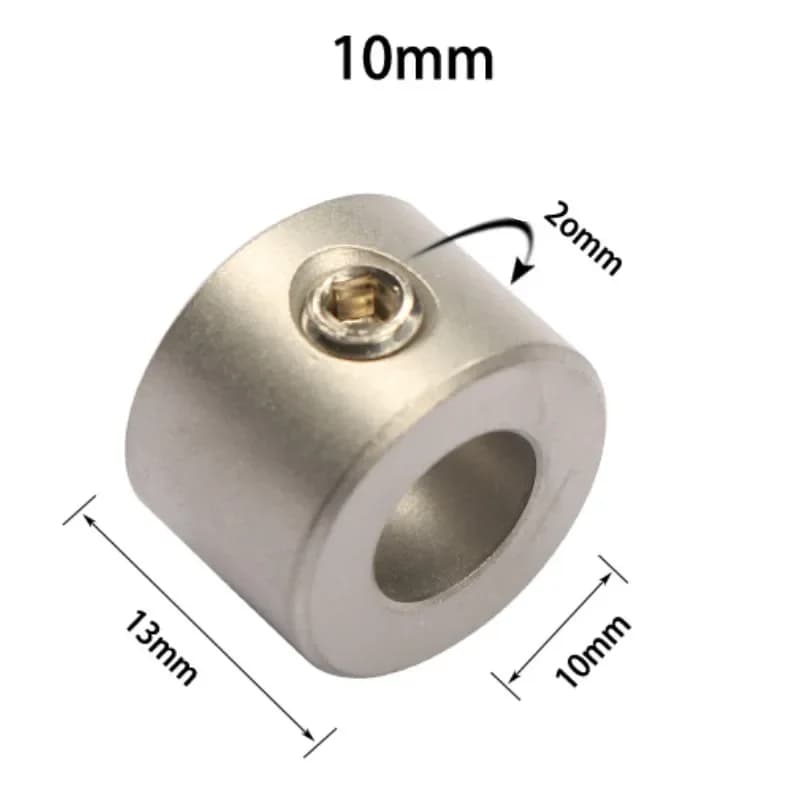 Nerezové dorazové kroužky pro přípravek na hřídele, 4-10mm