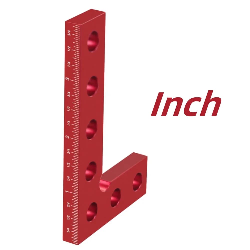 Hliníkový úhelník pro přesné značení kapes 90°