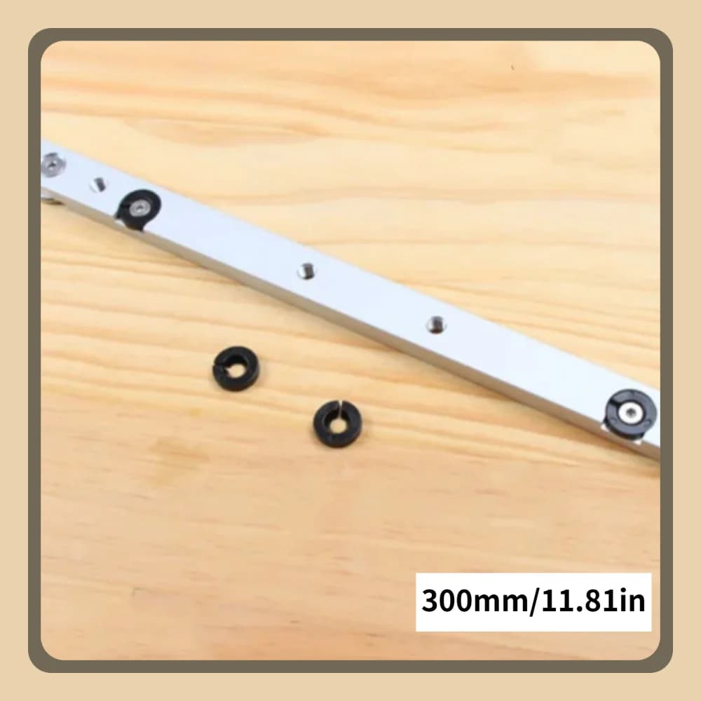 Hliníkový T-drážkový posuvník pro pokosovou pilu, 300/450mm
