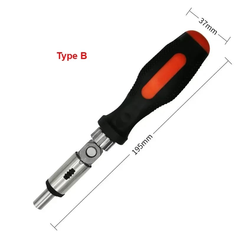 Multifunkční sada ratchettových šroubováků, 1/4" hex