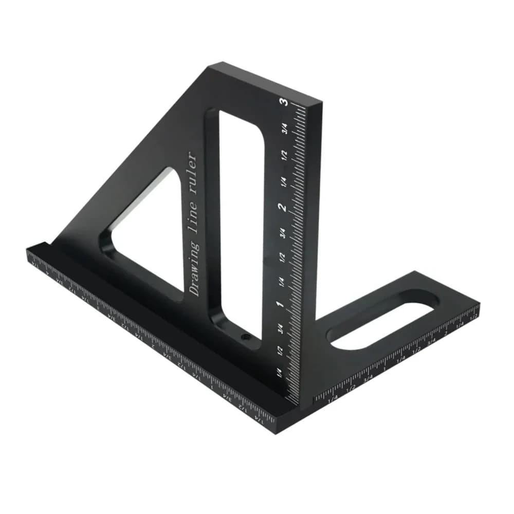 3D multifunkční hliníkový úhelník na pokosy a úhloměr