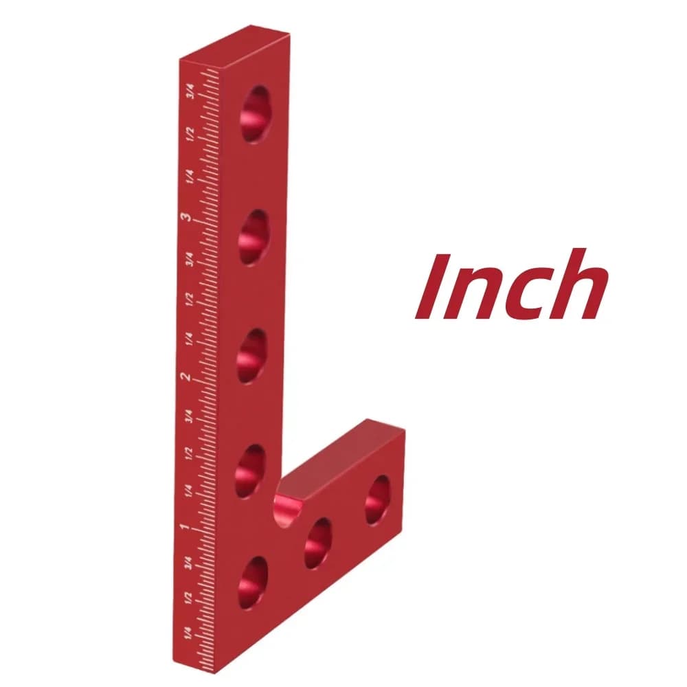 Hliníkový úhelník pro přesné značení kapes 90°