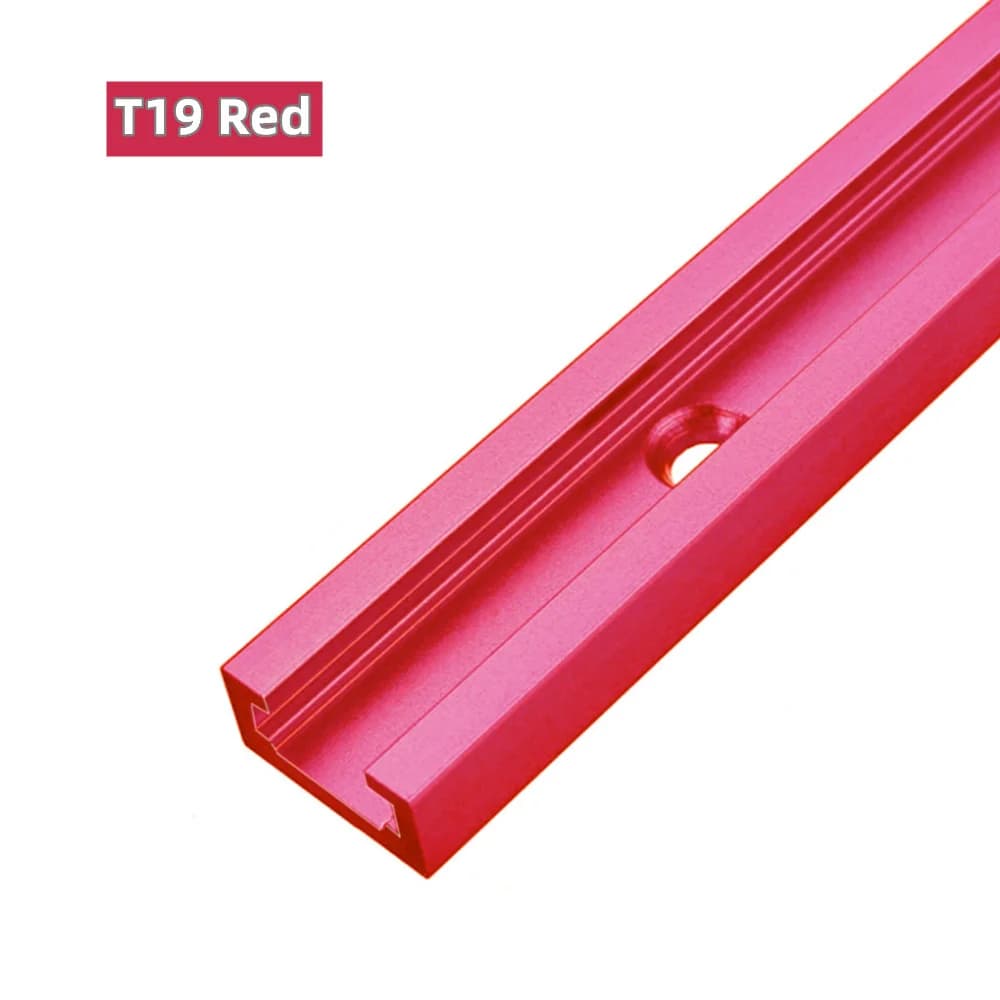 Aluminiová T-drážka pro úhlovou lištu pil a fréza